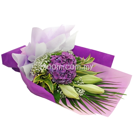 Mix Flower Hand Bouquet Bunga Tangan Campur Fresh Flower Delivery Kuala Lumpur Malaysia