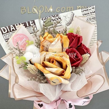 Money Bouquet, Soap Rose, Money Rose, Carnation Flower Basket KL, Malaysia,  Kuala Lumpur Delivery 