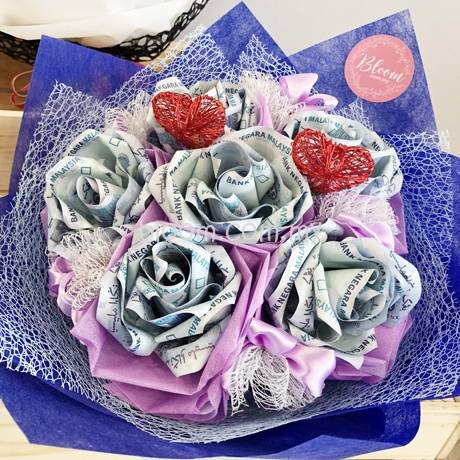 Money Roses Kl Kuala Lumpur Special Hand Bouquet Delivery Online Florist Gift Shop Bloom Com My