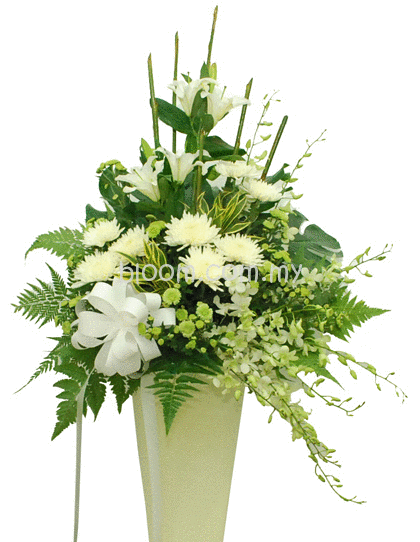 Funeral Flower Arrangements KL, Flowers Delivery Kuala Lumpur, Malaysia ...